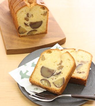 栗と和三盆のパウンドケーキの作り方をレッスンでご紹介 天然酵母のパン教室ウル